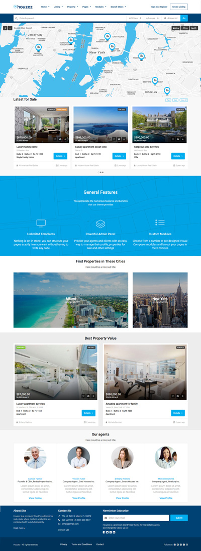 Houzez - Real Estate WordPress Theme - Theme Grab